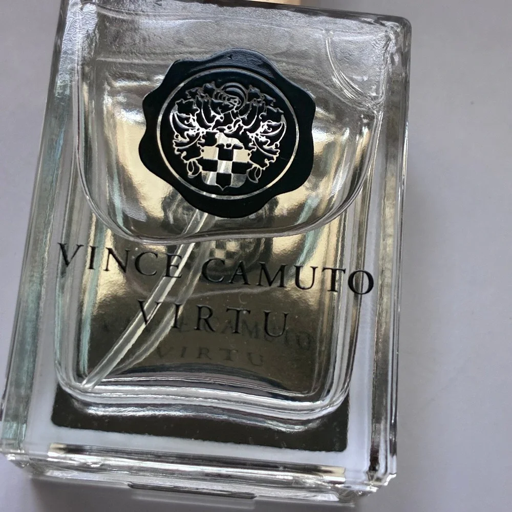 Vince Camuto Virtu Mens Cologne 0.5oz Mini EDT Spray Travel Size Minimalist Tech